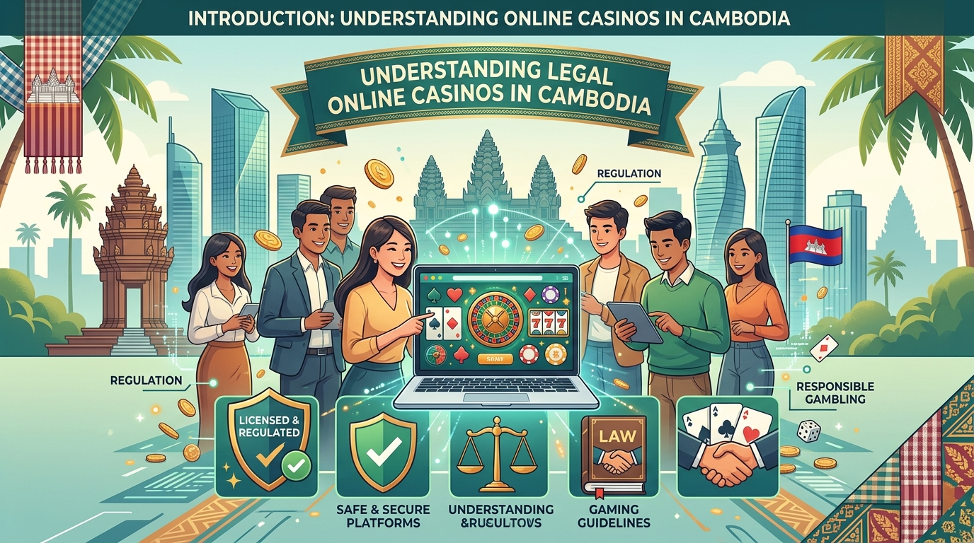 Legal Online Casino Cambodia: ការយល់ដឹងអំពីកាស៊ីណូអនឡាញនៅកម្ពុជា